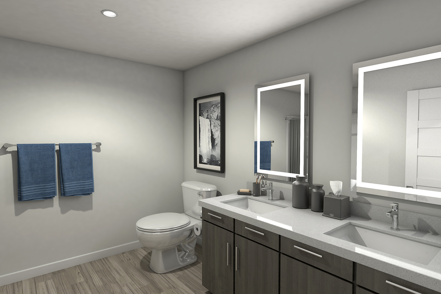 The Overlook at Keystone Canyon Apartments - Reno NV - Three Bedroom - Guest Bathroom