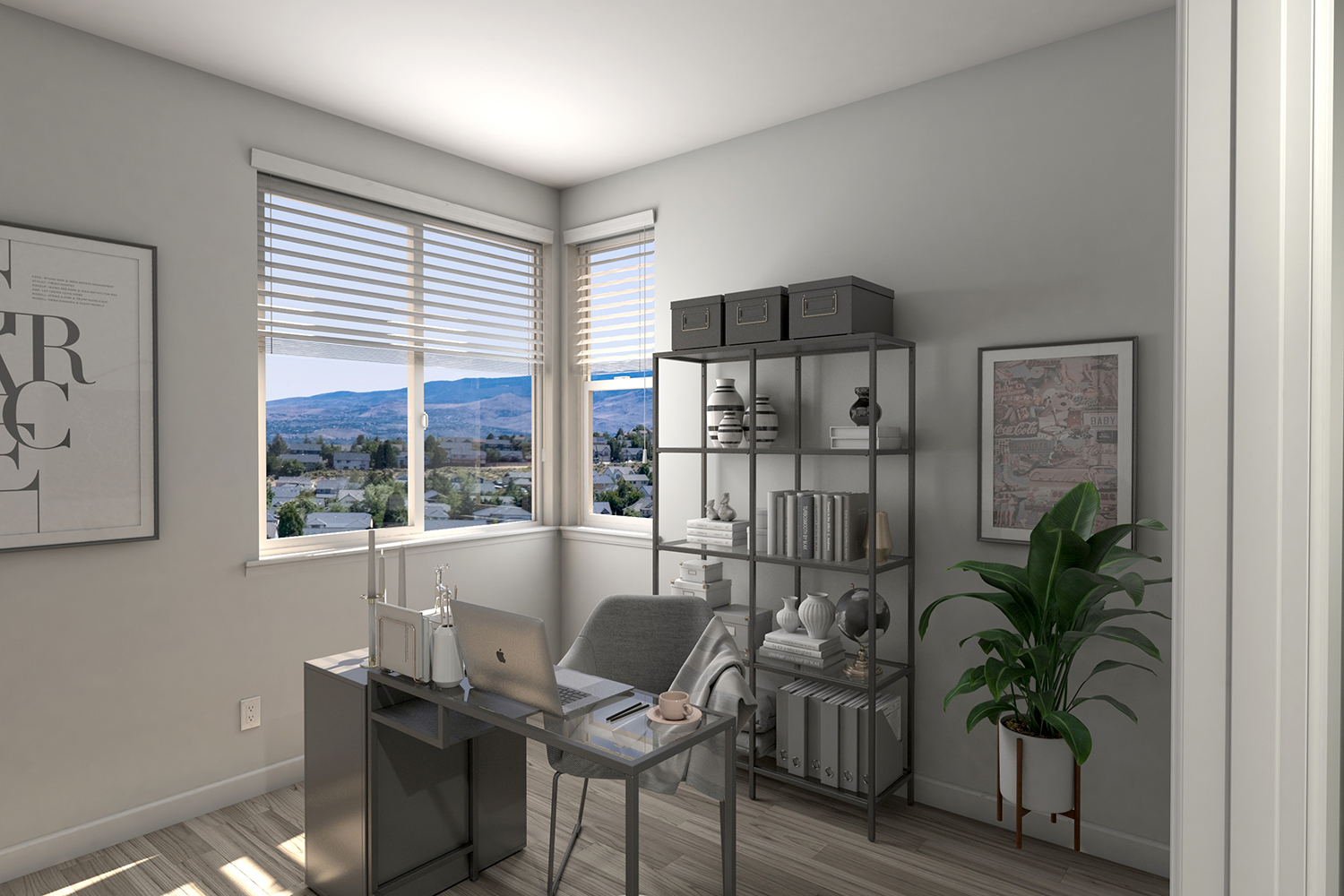 The Overlook at Keystone Canyon Apartments - Reno NV - Three Bedroom - Office & Window